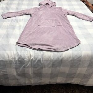 32 Degree Heat Sleepware Light Purple with Hoodie Size L/XL
